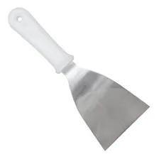 Espatula Reta N4 Chapeira Hamburguer Padaria Aço Inox 1 Uni Foto mini 2