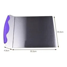 Espatula Salva Bolo Base Elevadora Em Aço Inox Cor Prateado Foto mini 3