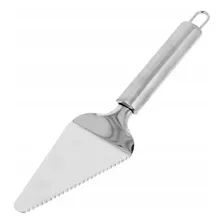 Espatula Serra Cortar Bolo PƔ Para Torta Pizza AƧo Inox + Cor Prata Foto mini 3