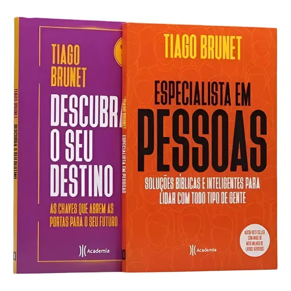 Especialistas Em Pessoas E Descubra O Seu Destino: As Chaves Que Abrem As Portas Para O Seu Destino, De Tiago Brunet. Editorial Academia, Capa Mole Em Português, 2020 Foto 1