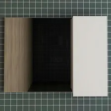 Espelheira Para Banheiro 1 Porta Bn3602 Branco Foto mini 3