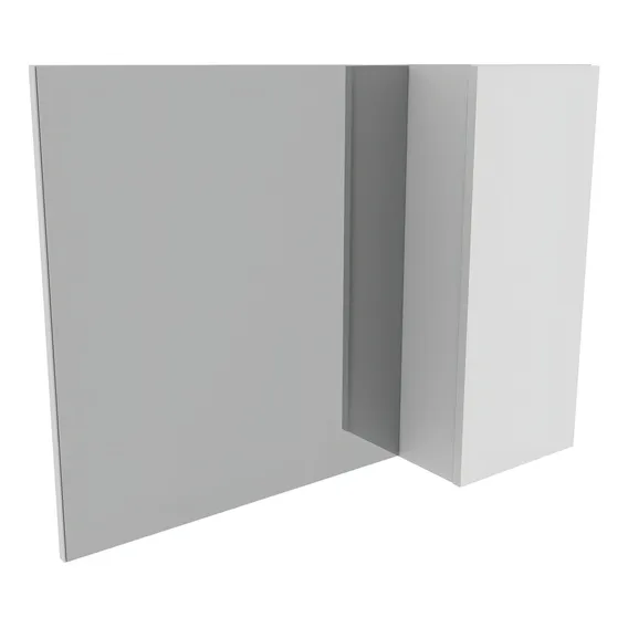 Espelheira Para Banheiro 1 Porta Bn3602 Branco Foto 1