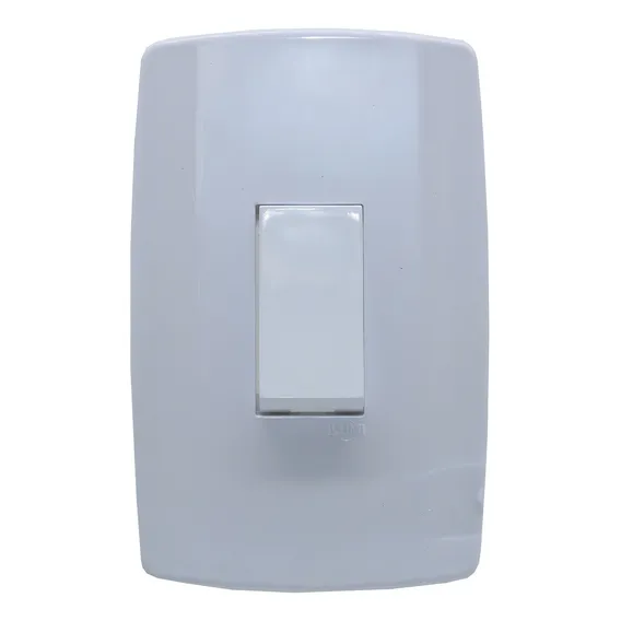 Espelho 4x2 C/ Interruptor Paralelo Vertical 10a Slim Ilumi Foto 1