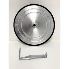 Espelho 60cm Borr. Convexo Estacionamento Garagem Condominio Cor da moldura Preto Foto mini 4
