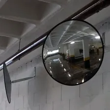 Espelho 80cm Borr. Convexo Estacionamento Garagem Portaria Foto mini  3