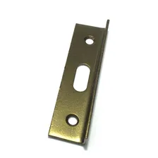 Espelho Batedor Contra Fechadura Porta Vidro Alvenaria 3230 Cor Bronze Foto mini 1