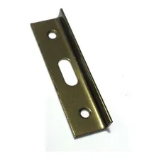 Espelho Batedor Contra Fechadura Porta Vidro Alvenaria 3230 Cor Bronze Foto mini 2