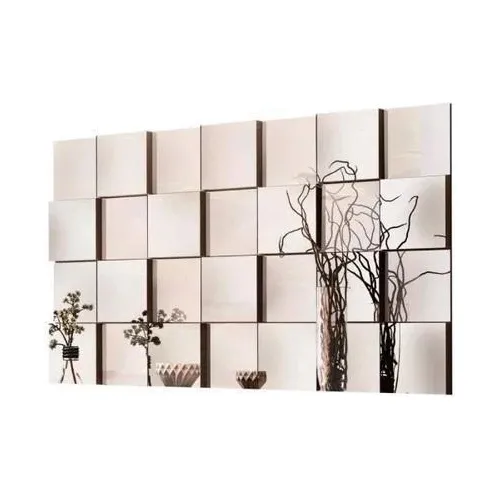 Espelho Decorativo 3d Painel Liverpool Montável 36 Peças Foto 1