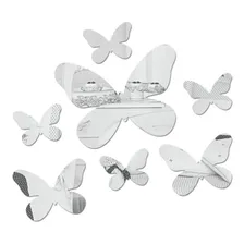 Espelho Decorativo Borboletas 7 Peças Em Acrílico Espelhado Foto  mini 1