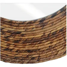 Espelho Decorativo Corda Bananeira 60 Cm Redondo Foto mini  2