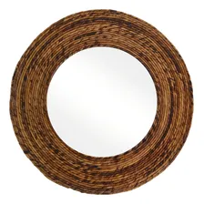 Espelho Decorativo Corda Bananeira 60 Cm Redondo Foto  mini 1