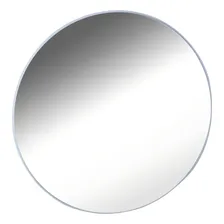 Espelho Decorativo De Vidro Diametro 60 Cm Cor Da Moldura Branco Foto mini 1