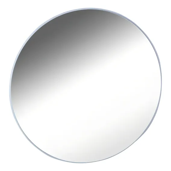 Espelho Decorativo De Vidro Diametro 60 Cm Cor Da Moldura Branco Foto 1