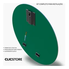 Espelho Decorativo Oval 50x90 Lapidado Premium Suporte Sala Foto mini 4