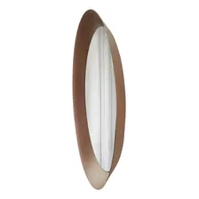 Espelho Decorativo Paella Marrom 60 Cm Redondo Foto mini 2