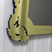 Espelho Espelho Veneziano Decorativo Provençal 65x100 3885 Cor da moldura Dourado Foto mini 3