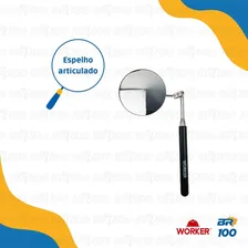 Espelho Inspeção Veicular Telescópio 82mm Worker Foto mini 4