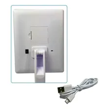 Espelho Maquiagem Mesa Luz Led Portátil Com Porta Maquiagem Foto mini 4