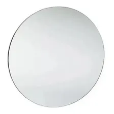 Espelho Multiuso Lapidado Redondo 50cm Diam. Fita Dupla Face Foto mini 2