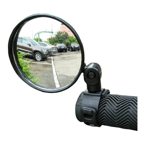 Espelho Retrovisor Articulado Redondo Bike 360 Graus 8cm Foto 1