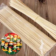 Espeto Bambu Com Ponta Espetinho Vareta 1.000 Palitos 30 Cm Foto mini 4