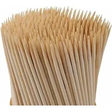 Espeto Bambu Com Ponta Espetinho Vareta 1.000 Palitos 30 Cm Foto  mini 1