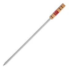 Espeto Churrasco Gaúcho 75cm - Aço Cromado Profissional Foto  mini 1