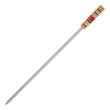 Espeto Churrasco Gaúcho 85cm - Aço Cromado Profissional Foto mini 1