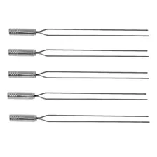 Espeto Duplo Para Churrasco De Inox - Kit C/5 Espetos Foto  mini 1