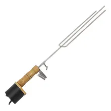 Espeto Girat贸rio Bivolt Inox Triplo Churrasco Gastrobel Foto mini 1