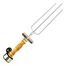 Espeto Giratório Elétrico Em Inox Com Regulagem Churrasco Foto mini 1