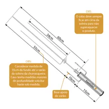 Espeto Giratório Movido À Pilha Espetosul Foto mini 4