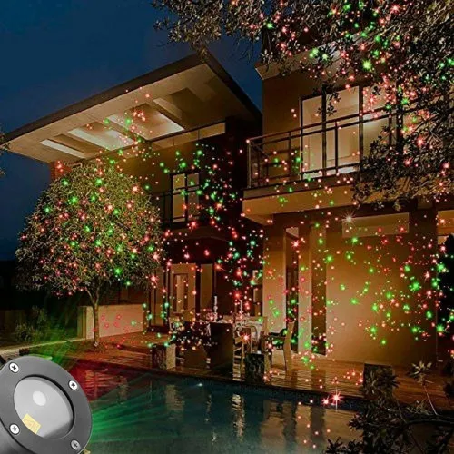 Espeto Laser Inayte Jardim Projetor Bivolt Luzes Natal Efeito Ponto Foto 1