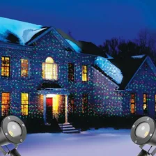 Espeto Laser Inayte Jardim Projetor Bivolt Luzes Natal Efeito Ponto Foto mini  3