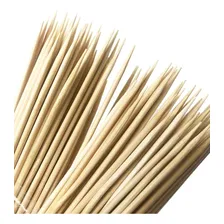 Espeto Palito Bambu Petisco 15cm Pct Com 500 Unid Foto mini 1