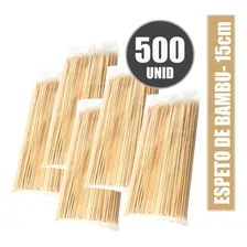 Espeto Palito Bambu Petisco 15cm Pct Com 500 Unid Foto mini 2