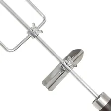 Espeto Para Churrasco Em Inox Girat贸rio Manual 80 Cm Foto mini 2