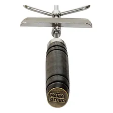 Espeto Para Churrasco Em Inox Girat贸rio Manual 80 Cm Foto mini 4