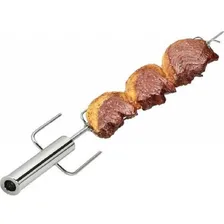 Espetoflex Espeto Girat贸rio Movido A Pilha Churrasco Foto mini 1