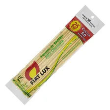 Espetos De Bambu Churrasco Fiat Lux 25cm 50un Foto  mini 1