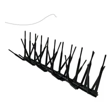 Espicula Anti Pombos Policarbonato Kit 10 Pçs Preto Cor Preta Foto mini 1