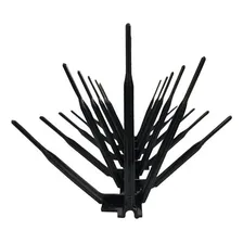 Espicula Anti Pombos Policarbonato Kit 20 Peças Preto Foto mini 3