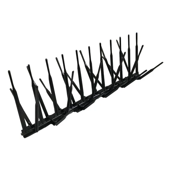 Espicula Anti Pombos Policarbonato Kit 20 Peças Preto Foto 1