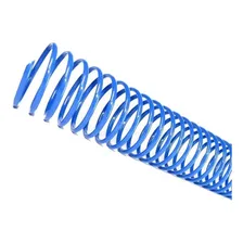Espiral Para Encadernação Azul 20 Mm Para 120 Folhas 70un Foto  mini 1