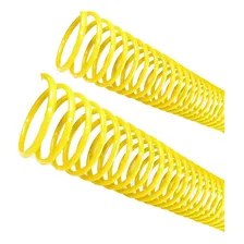 Espiral Para Encadernação Amarelo 33 Mm Para 250 Folhas 25un Foto mini 2