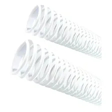 Espiral Para Encadernação Branco 12 Mm Para 70 Folhas 100un Foto mini 2