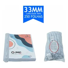 Espiral Para Encadernação Branco 33 Mm Para 250 Folhas 25un Foto mini 3