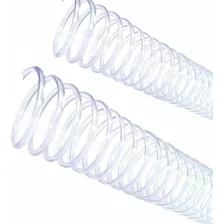 Espiral Para Encadernação Cristal 12mm P/ 70 Folhas A4 100un Foto mini  2