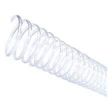 Espiral Para Encadernação Cristal 14 Mm Para 85 Folhas 100un Foto mini 1