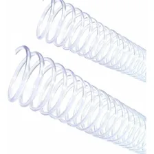 Espiral Para Encadernação Cristal 17mm P 100 Folhas A4 100un Foto mini  2